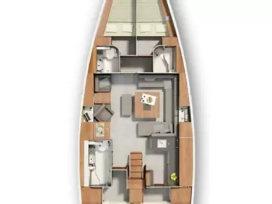 Location bateau Hanse Hanse 455 à Seget Donji sur Samboat