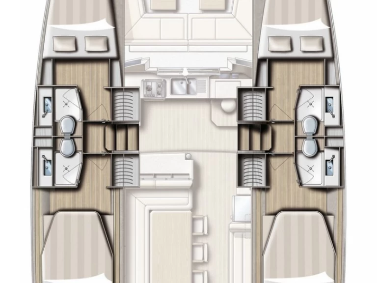 Louer Catamaran avec ou sans skipper Bali à Gouviá