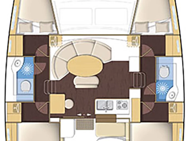 Location bateau Lagoon Lagoon 380 à Lefkáda sur Samboat