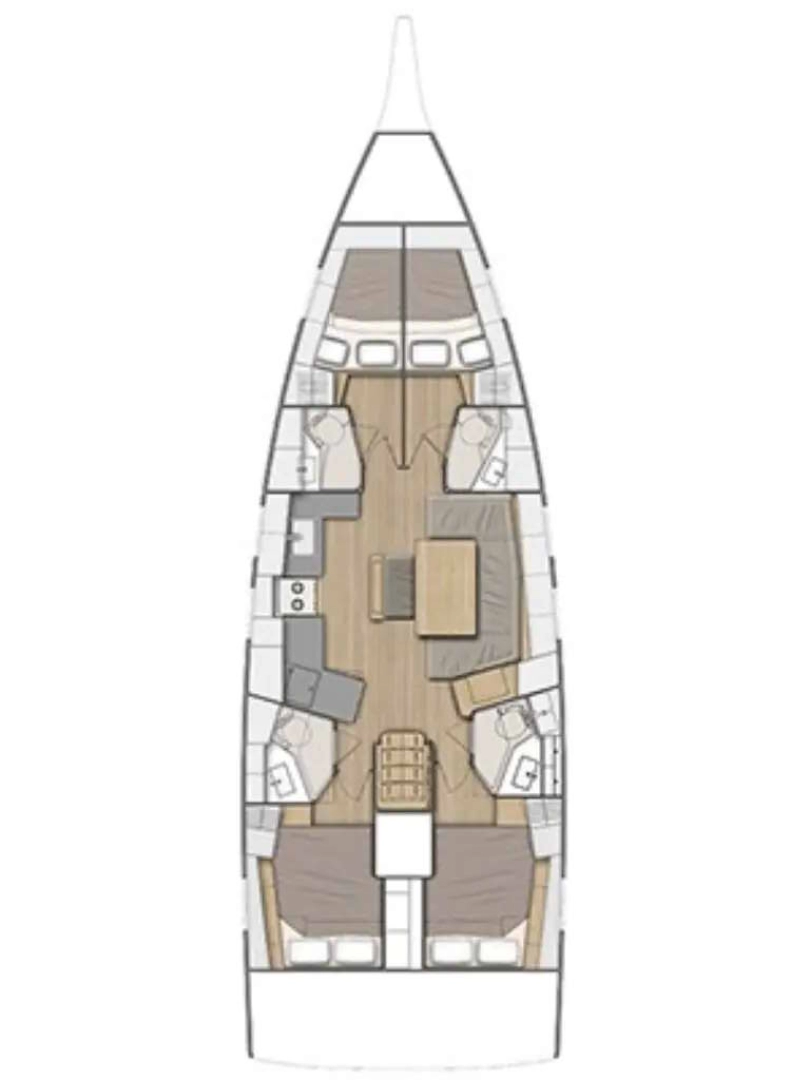 Location bateau Zadar pas cher Oceanis 46.1