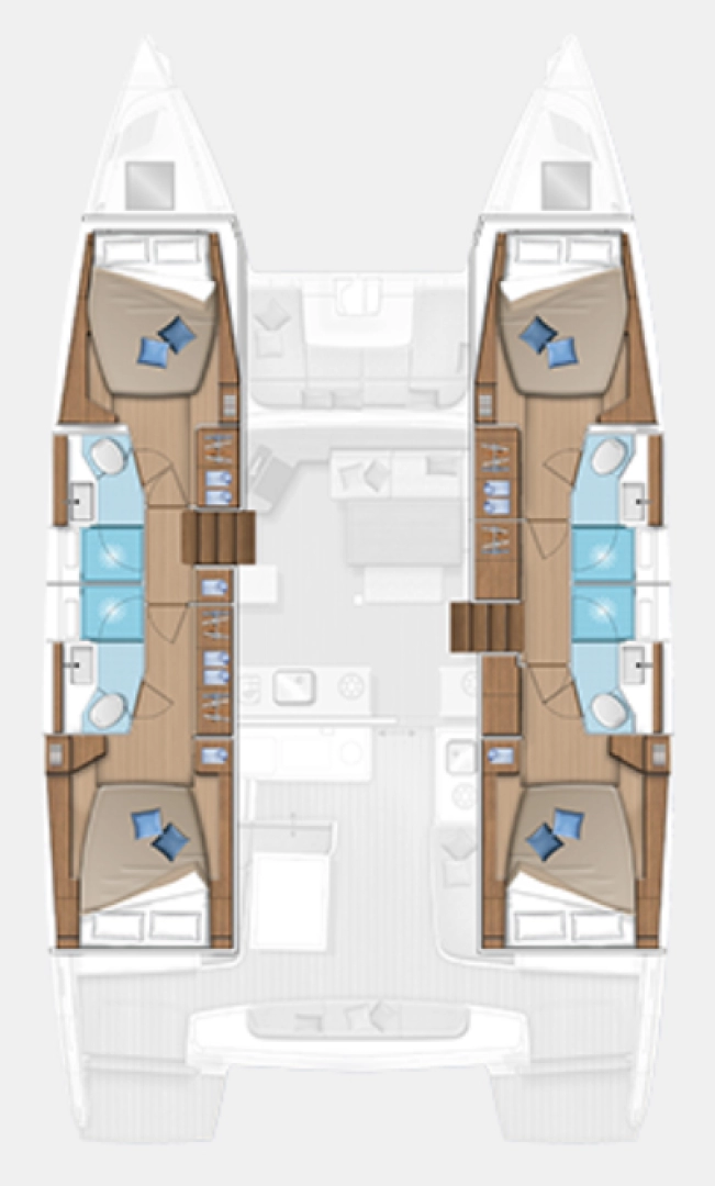 Location Catamaran Lagoon avec permis