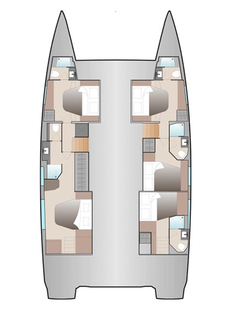 Location à Road Town - Fountaine Pajot Aura 51 sur SamBoat