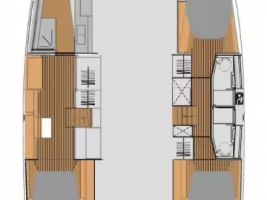 Location Catamaran Fountaine Pajot avec permis