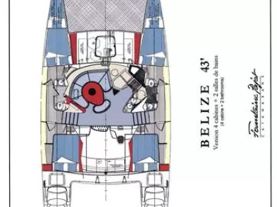 Location bateau Fountaine Pajot Belize 43 à Lefkáda sur Samboat