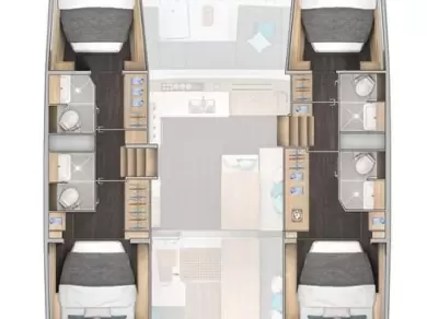 Location bateau Ao Po pas cher Lagoon 43