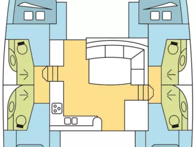 Catamaran à louer à Tribunj au meilleur prix