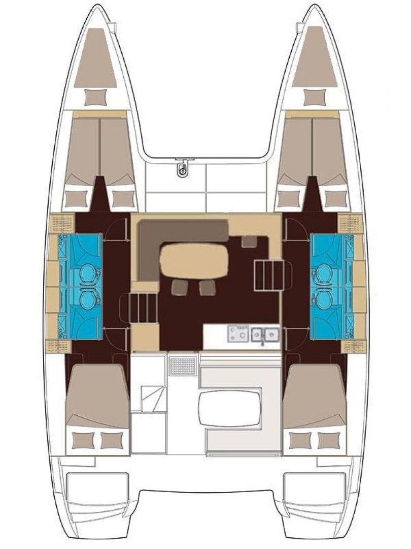 Location Catamaran Lagoon avec permis