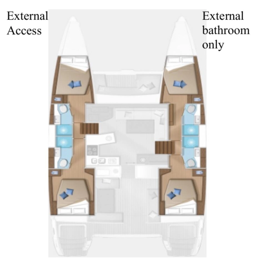 Location à Furnari - Lagoon Lagoon 46 sur SamBoat
