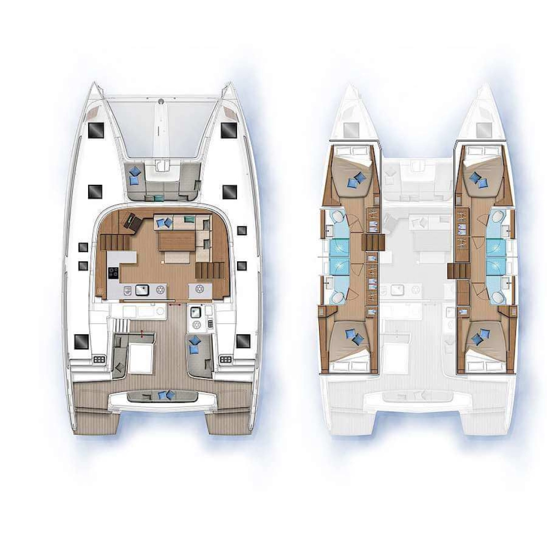 Location Catamaran à Fethiye - Lagoon Lagoon 46
