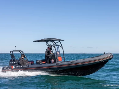 Bareboat Rental RIB Highfield with a boat licence
