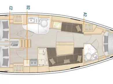 Location bateau Hanse Hanse 418 à Kavála sur Samboat