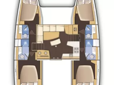 Location bateau Trogir pas cher Lagoon 42