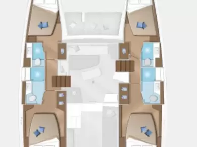 Location à Jezera - Lagoon Lagoon 42 sur SamBoat