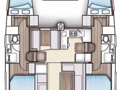 Location bateau Nautitech Nautitech 40 à Trogir sur Samboat