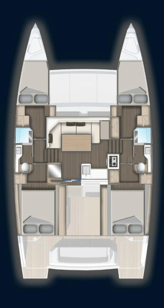 Location Catamaran à Sant Antoni de Portmany - Aventura Aventura 37