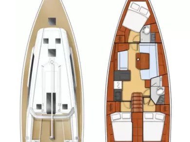Location bateau Kaštela pas cher Oceanis 41.1
