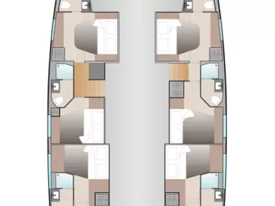 Location bateau Fountaine Pajot Aura 51 à Eden Island sur Samboat