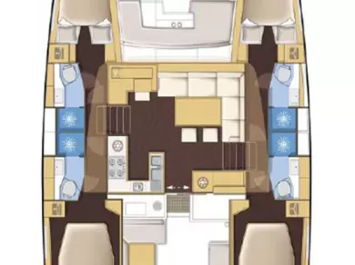 Location bateau Ellinikó pas cher Lagoon 450 F