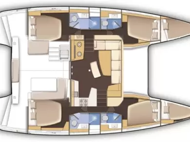 Location à Pirovac - Lagoon Lagoon 42 sur SamBoat