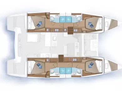 Location Catamaran Lagoon avec permis