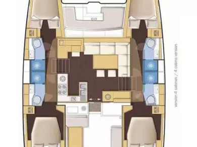 Location Catamaran à Kaštela - Lagoon Lagoon 46