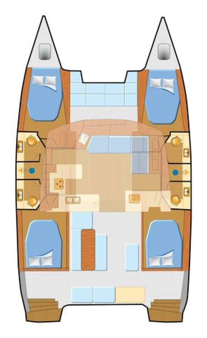 Location Catamaran Fountaine Pajot avec permis