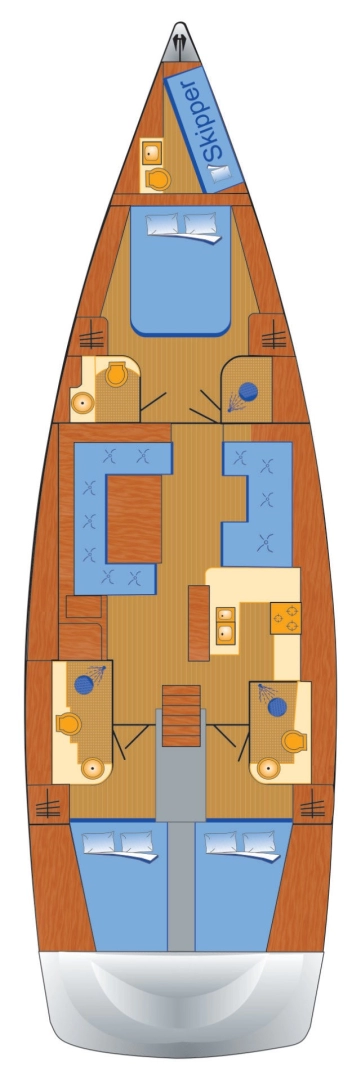 Location Voilier à Biograd na Moru - Hanse Hanse 588