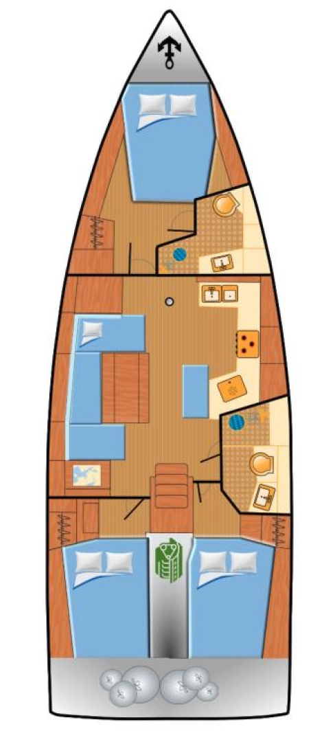 Louer Voilier avec ou sans skipper Bénéteau à Punat