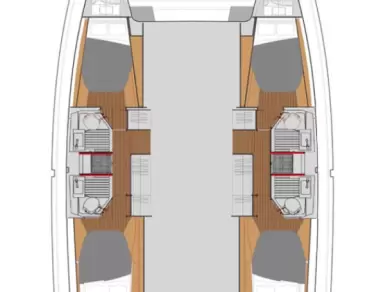 Louer Catamaran avec ou sans skipper Fountaine Pajot à Lefkáda