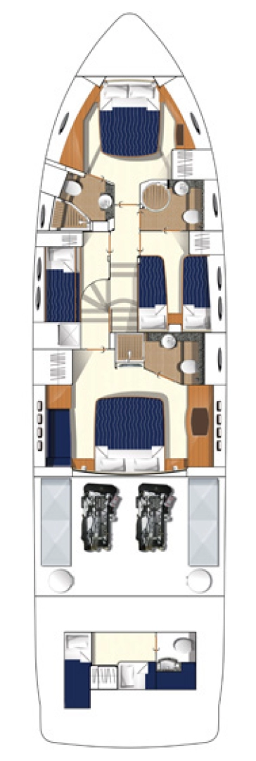 Location Yacht Princess avec permis