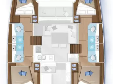 Location bateau Primošten pas cher Lagoon 40