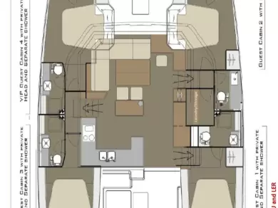 Location Catamaran à Primošten - Dufour Dufour Catamarans 48 Sail