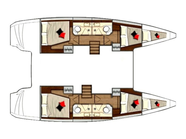 Location Catamaran à Primošten - Lagoon Lagoon 40