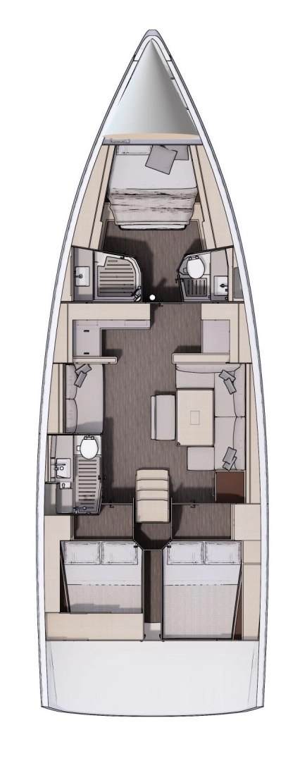 Location à Tribunj - Dufour Dufour 470 sur SamBoat