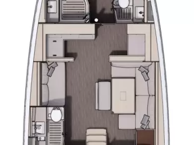 Location à Tribunj - Dufour Dufour 470 sur SamBoat