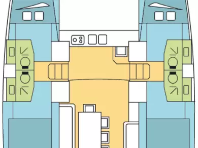 Location bateau Bali Bali 4.0 à Órmos Keramotís sur Samboat