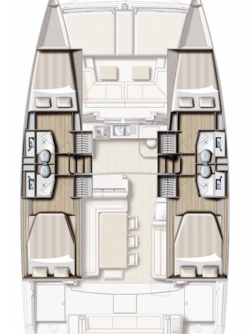 Catamaran à louer à Lefkáda au meilleur prix