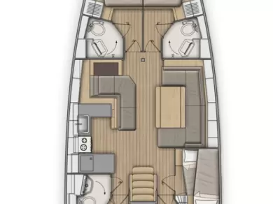 Location bateau Kos pas cher Oceanis 51.1