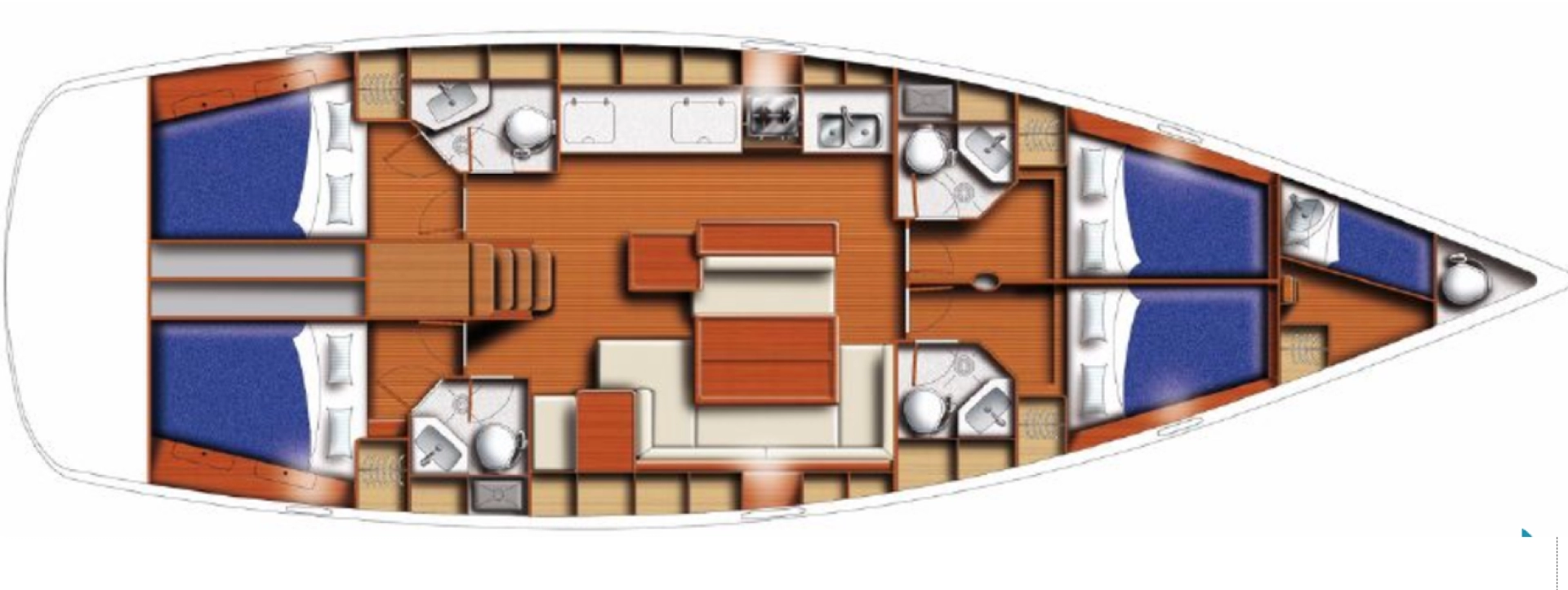 Location bateau Lefkáda pas cher Oceanis 50