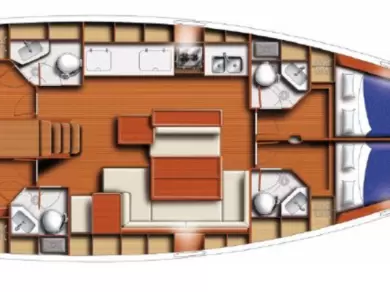 Location bateau Lefkáda pas cher Oceanis 50