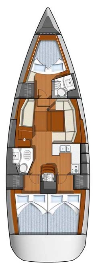 Jeanneau Sun Odyssey 42 DS a louer à Lefkáda