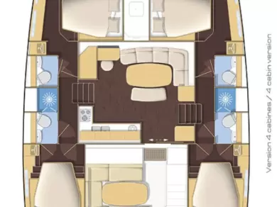 Location à Turgutreis - Lagoon Lagoon 421 sur SamBoat