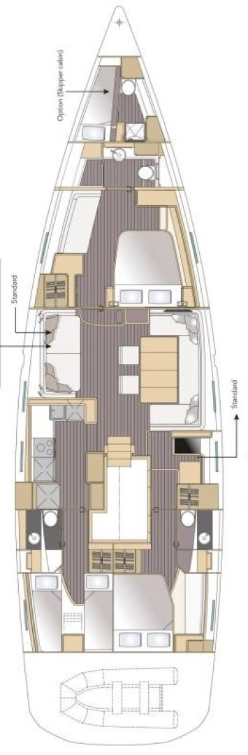 Location bateau Jeanneau Jeanneau 64 à Pula sur Samboat