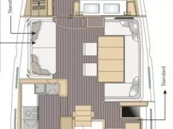 Location bateau Jeanneau Jeanneau 64 à Pula sur Samboat