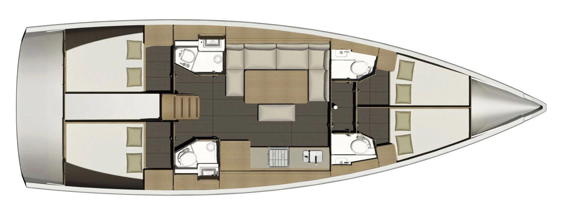 Location Voilier à Lefkáda - Dufour Dufour 460 Grand Large