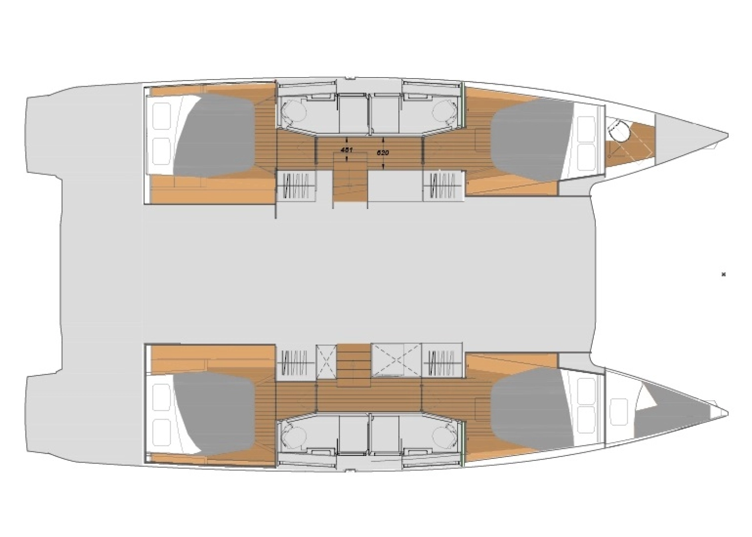 Location bateau Fountaine Pajot Elba 45 à Zadar sur Samboat