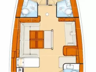 Location à Salamína - Bénéteau Oceanis 54 sur SamBoat