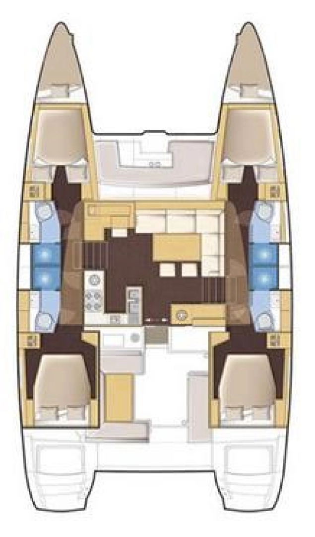 Location Catamaran à Álimos - Lagoon Lagoon 450