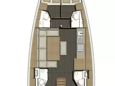 Location à Kaštela - Dufour Dufour 460 Grand Large sur SamBoat
