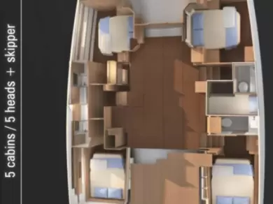 Location bateau Pirovac pas cher Dufour Catamarans 48 Sail